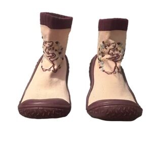 Lily & Dan Girls Lot‎ of 2 Slipper Socks Sizes 12-18m